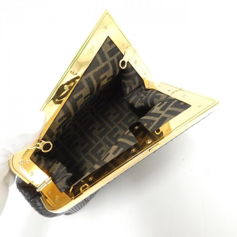 Fendi Small Bag Python Ebano Handbag - image 7